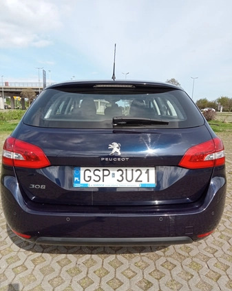 Peugeot 308 cena 51900 przebieg: 83700, rok produkcji 2019 z Sopot małe 379